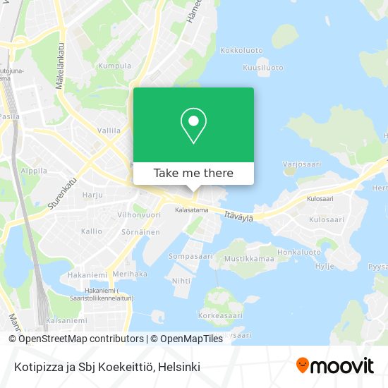 Kotipizza ja Sbj Koekeittiö map