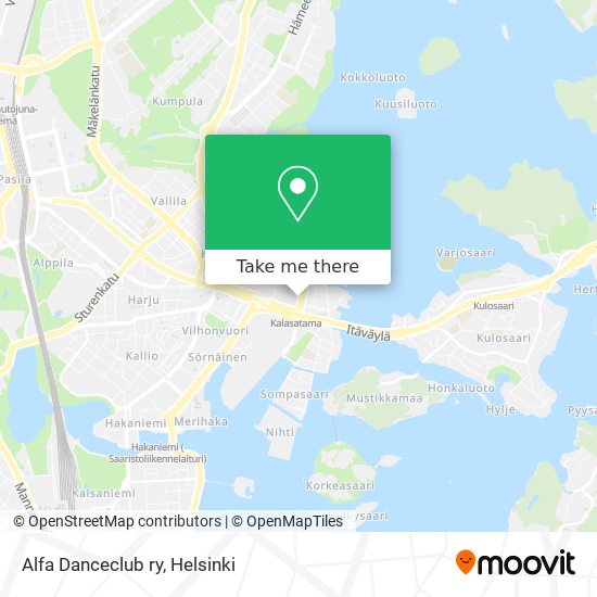 Alfa Danceclub ry map
