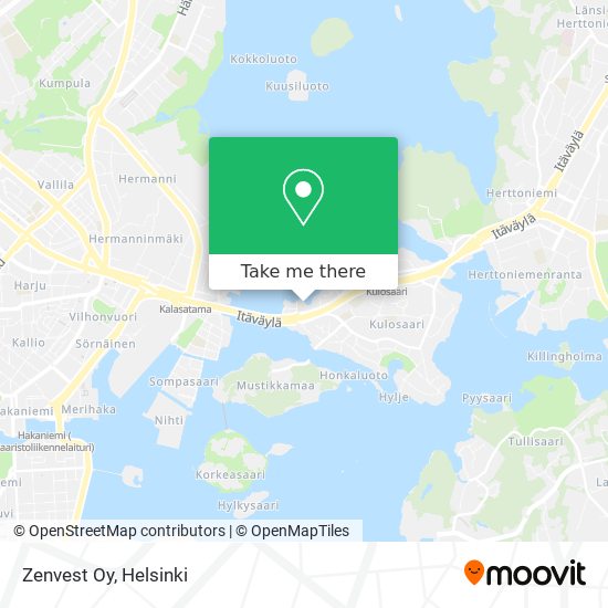 Zenvest Oy map