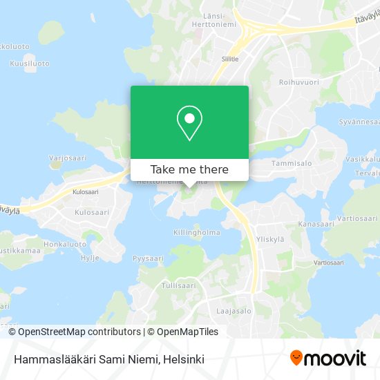 Hammaslääkäri Sami Niemi map