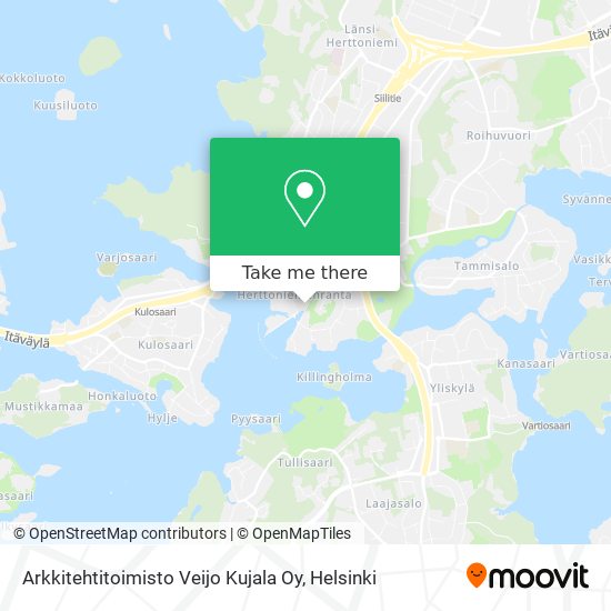 Arkkitehtitoimisto Veijo Kujala Oy map