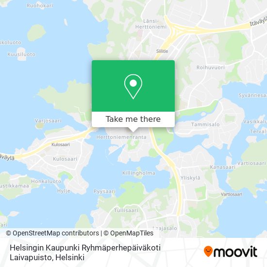 Helsingin Kaupunki Ryhmäperhepäiväkoti Laivapuisto map