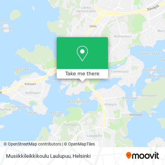 Musiikkileikkikoulu Laulupuu map