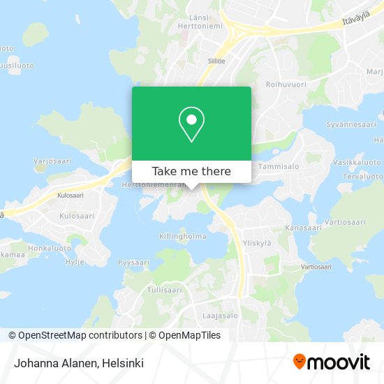 Johanna Alanen map