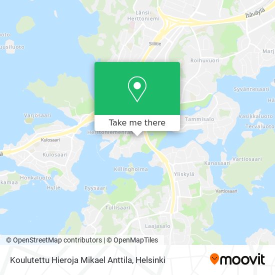Koulutettu Hieroja Mikael Anttila map