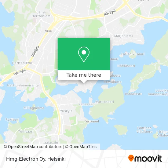 Hmg-Electron Oy map