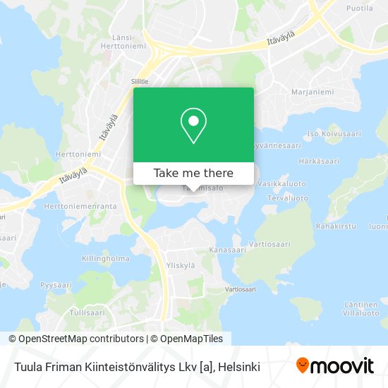 Tuula Friman Kiinteistönvälitys Lkv [a] map