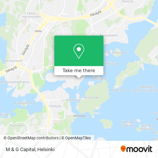 M & G Capital map