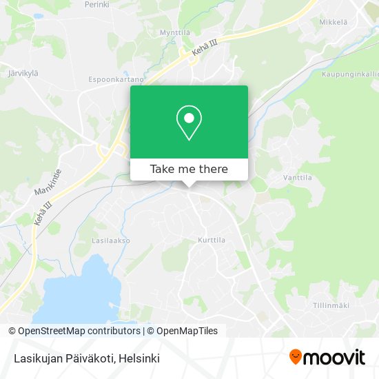 Lasikujan Päiväkoti map