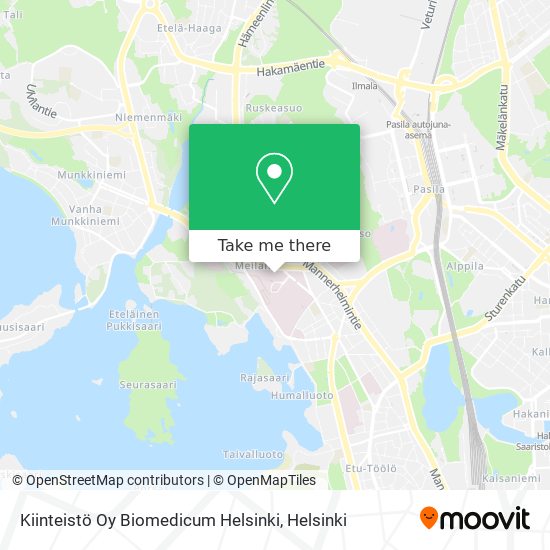 Kiinteistö Oy Biomedicum Helsinki map