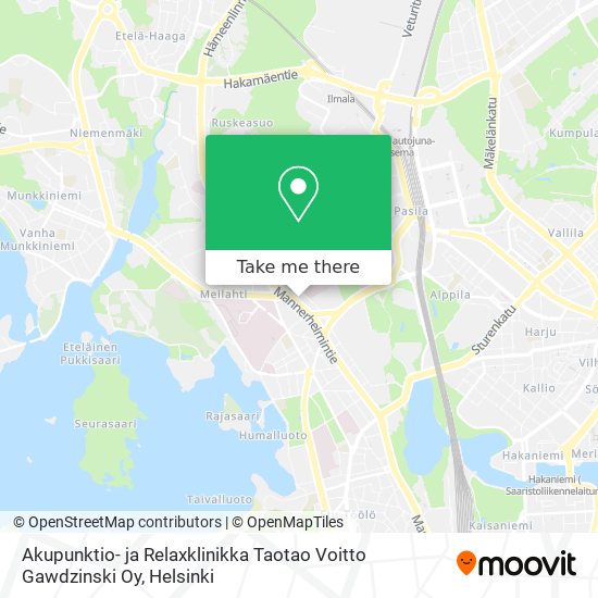 Akupunktio- ja Relaxklinikka Taotao Voitto Gawdzinski Oy map