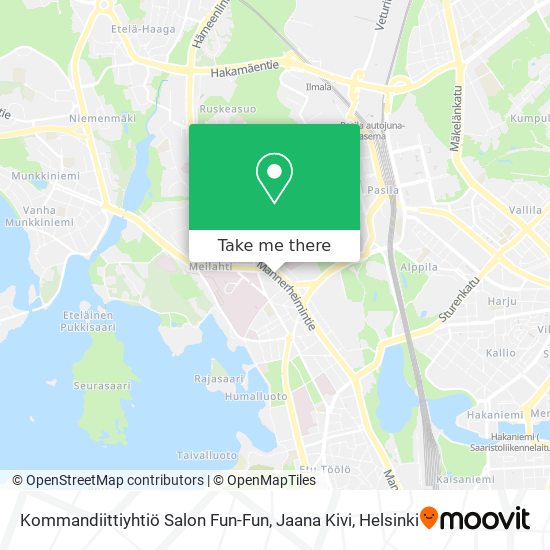 Kommandiittiyhtiö Salon Fun-Fun, Jaana Kivi map