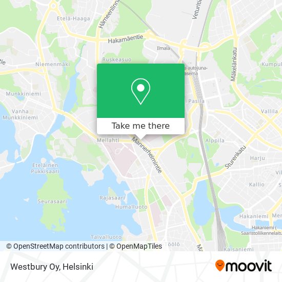 Westbury Oy map