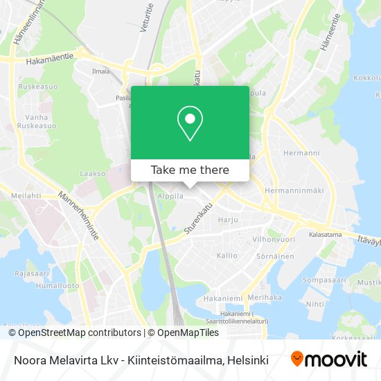 Noora Melavirta Lkv - Kiinteistömaailma map