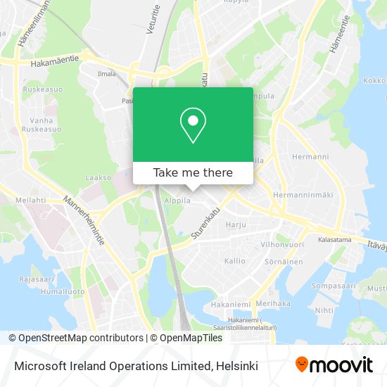 Microsoft Ireland Operations Limited map