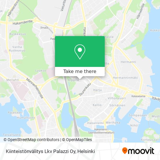 Kiinteistönvälitys Lkv Palazzi Oy map