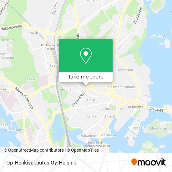 Op-Henkivakuutus Oy map