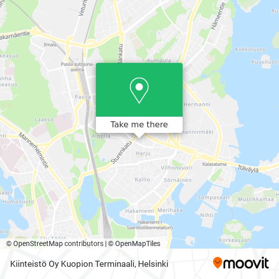 Kiinteistö Oy Kuopion Terminaali map
