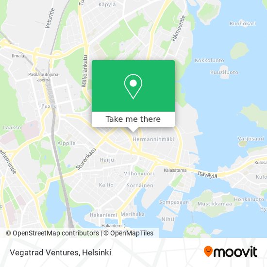 Vegatrad Ventures map