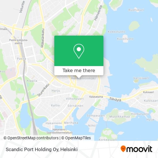 Scandic Port Holding Oy map