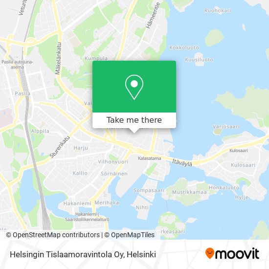 Helsingin Tislaamoravintola Oy map