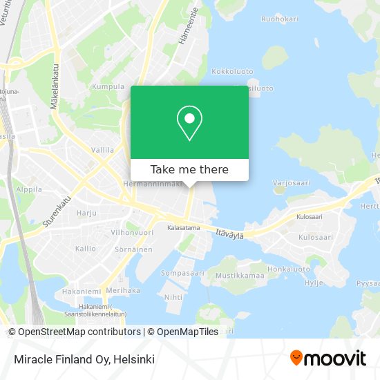 Miracle Finland Oy map