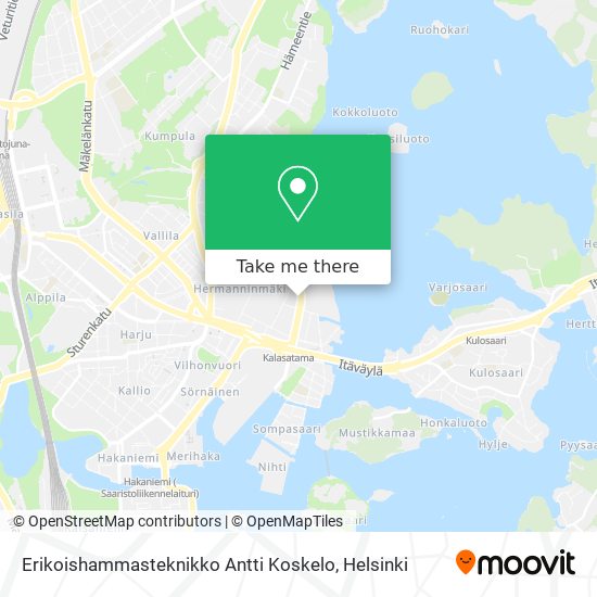 Erikoishammasteknikko Antti Koskelo map