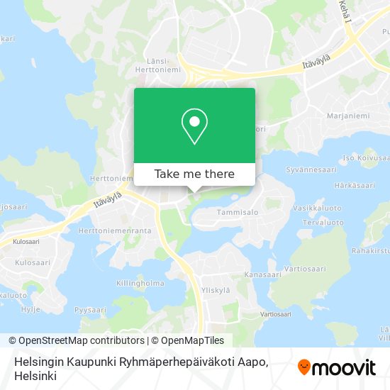 Helsingin Kaupunki Ryhmäperhepäiväkoti Aapo map