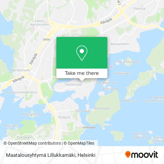 Maatalousyhtymä Lillukkamäki map