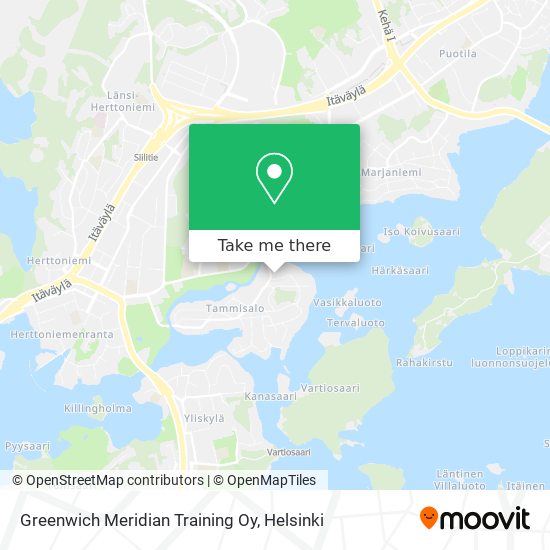 Greenwich Meridian Training Oy map