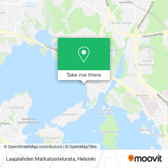 Laajalahden Matkaluistelurata map