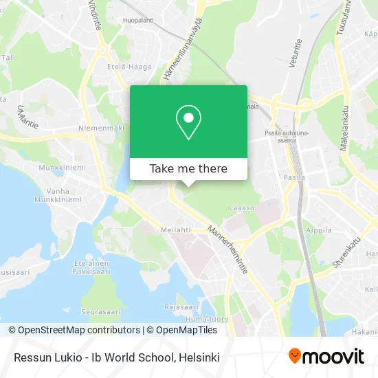 Ressu High School - IB World School map