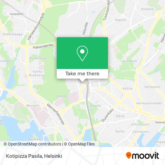 Kotipizza Pasila map