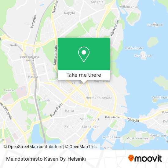 Mainostoimisto Kaveri Oy map