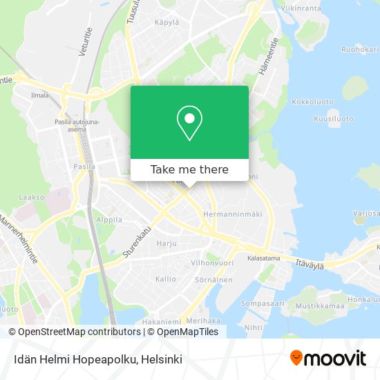 Idän Helmi Hopeapolku map