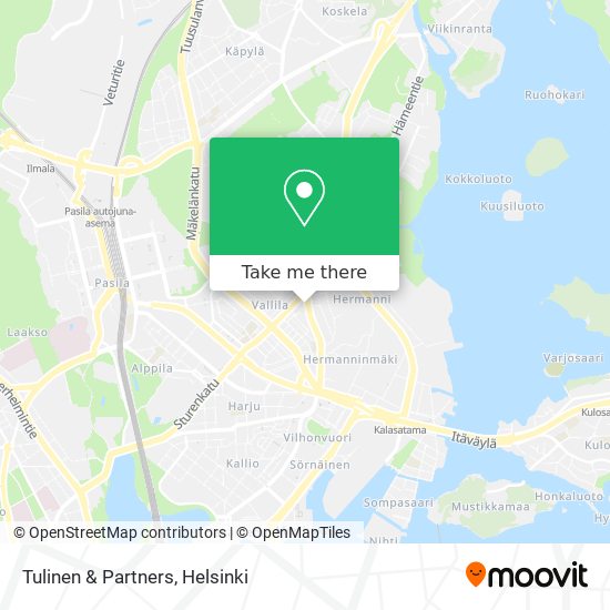 Tulinen & Partners map