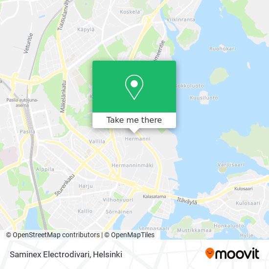 Saminex Electrodivari map