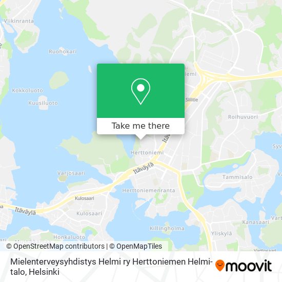 Mielenterveysyhdistys Helmi ry Herttoniemen Helmi-talo map