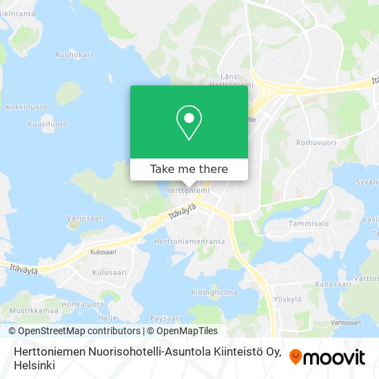 Herttoniemen Nuorisohotelli-Asuntola Kiinteistö Oy map