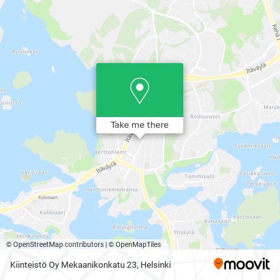 Kiinteistö Oy Mekaanikonkatu 23 map