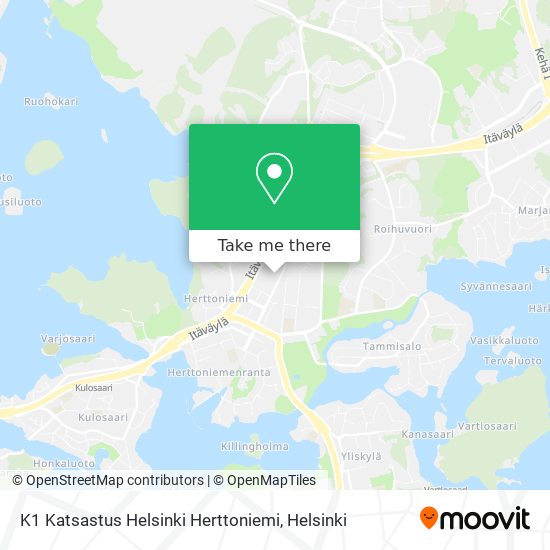 K1 Katsastus Helsinki Herttoniemi map