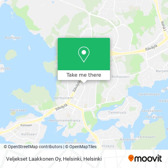 Veljekset Laakkonen Oy, Helsinki map