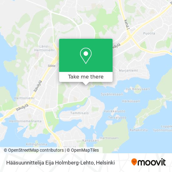 Hääsuunnittelija Eija Holmberg-Lehto map