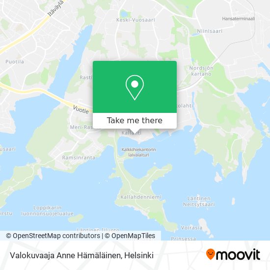 Valokuvaaja Anne Hämäläinen map