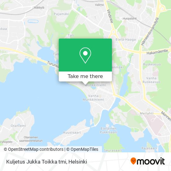 Kuljetus Jukka Toikka tmi map