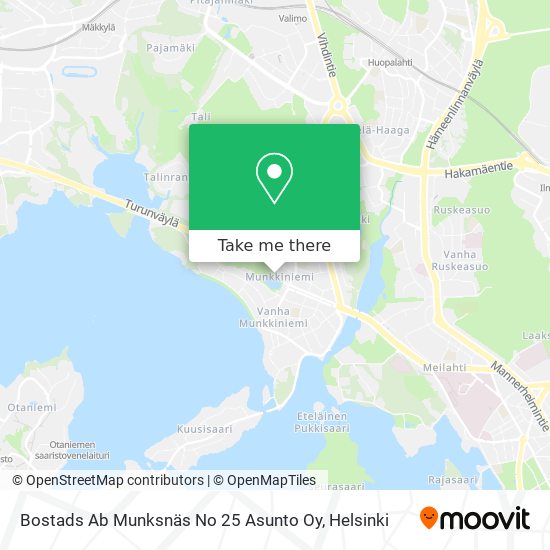 Bostads Ab Munksnäs No 25 Asunto Oy map