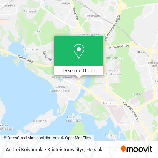 Andrei Koivumäki - Kiinteistönvälitys map