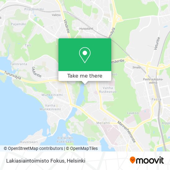 Lakiasiaintoimisto Fokus map