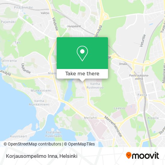 Korjausompelimo Inna map