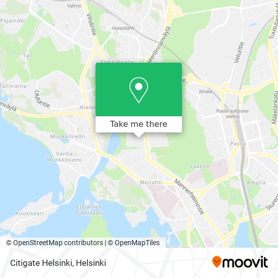 Citigate Helsinki map